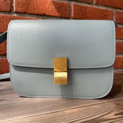 Celine Classic Box bag - Medium - Liege leather - Storm