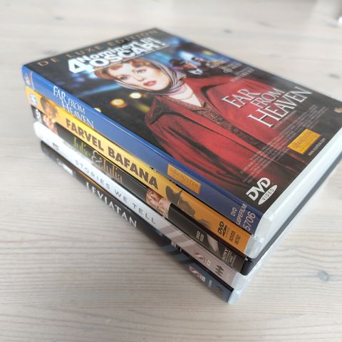 5 dramafilmer på dvd