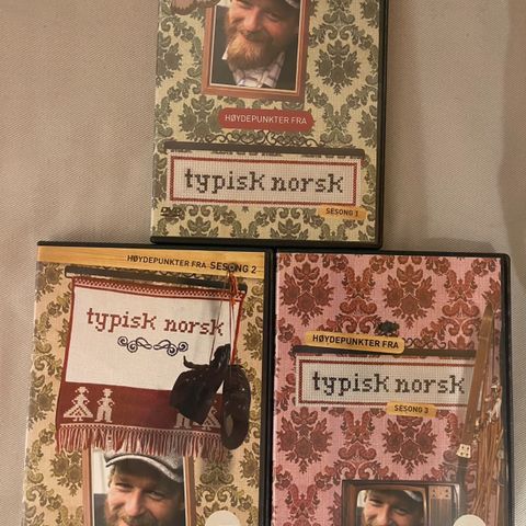 Typisk norsk på DVD sesong 1-3