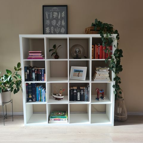 Ikea hylle hvit kallax 147x147x39,5