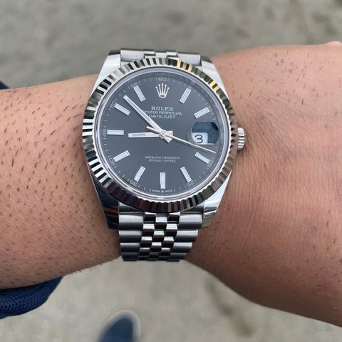 Rolex Datejust 41 Jubilee lenke og fluted bezel 2021