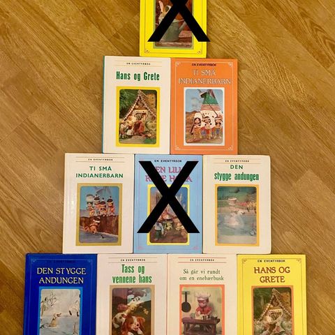 Retro barnebok ~ Bøker fra EN EVENTYRBOK-serien