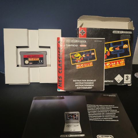 Pac-man nes classic collection til GameBoy Advance