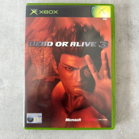 Dead or alive 3 Xbox OG