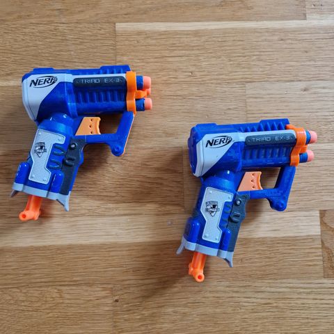 2x Nerf Gun Trio EX - 3