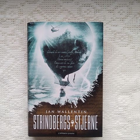 Strindbergs Stjerne av Jan Wallentin.  innbundet bok.