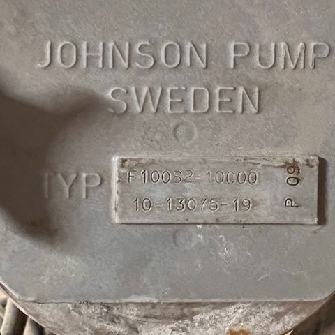 Johnson 2’ impeller pumpe