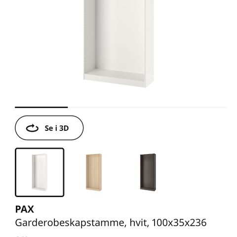 Pax garderobe