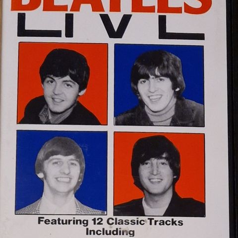 BEATLES live 1964 på VHS