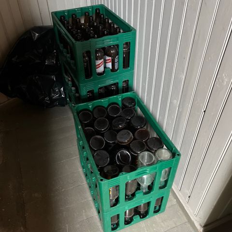 0,33 flasker i kasser