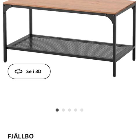 Fjällbo salongbord ifra Ikea