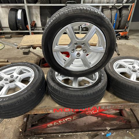 195/55R15 komplett hjul