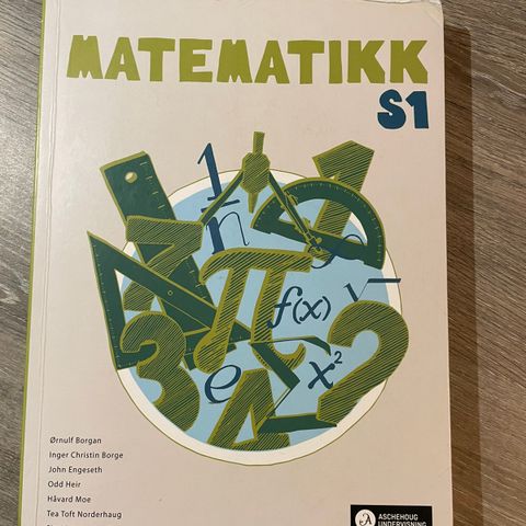 Matematikk S1 Aschehoug - fagfornyelsen