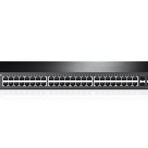 TP-Link 52-porters managed switch T1600G-52TS (lydløs)