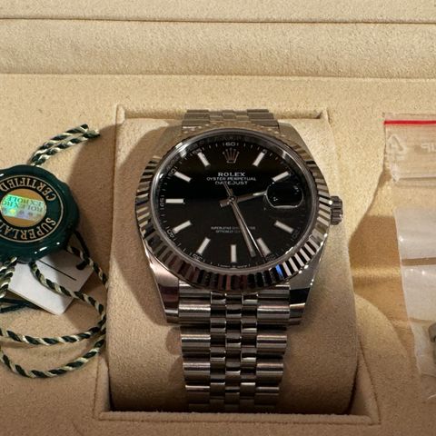 Rolex Datejust 41-126334. Norsk