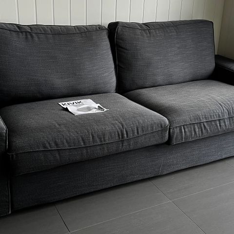 IKEA KIVIK 3-seters sofa grå