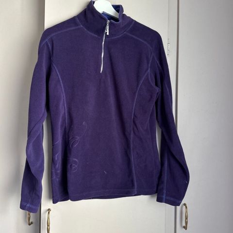 Half zip genser