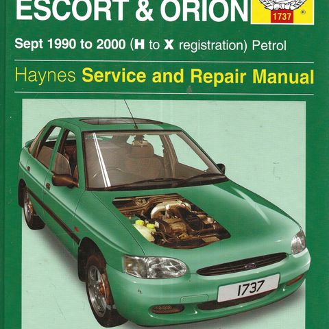 Ford Escort & Orion  - Haynes Service and Rapair Manual