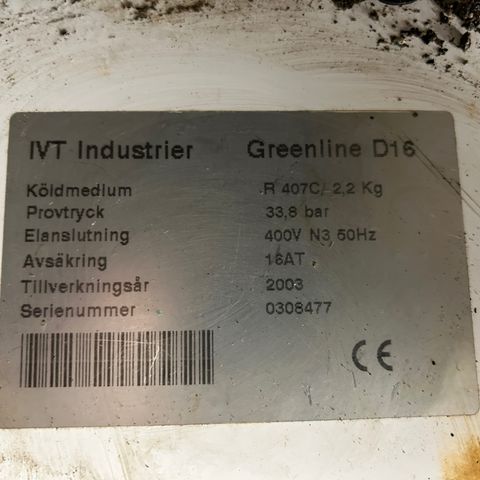 IVT Greenline D16 Bergvarmepumpe