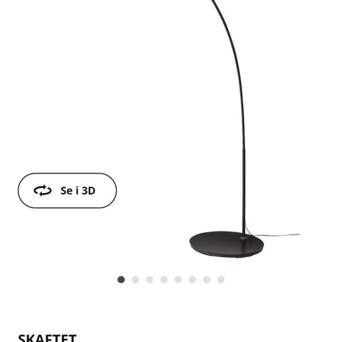 Helt ny stålampe til salgs