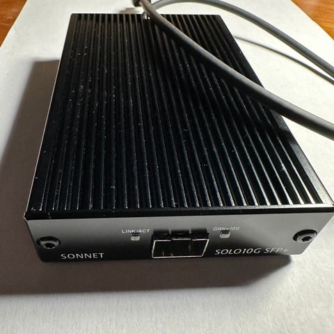 Sonnet Solo10G SFP+ 10 Gigabit Ethernet Thunderbolt Adapter