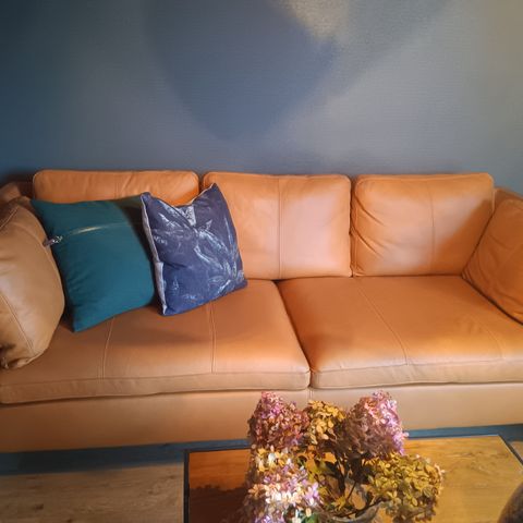 Stockholm skinn sofa