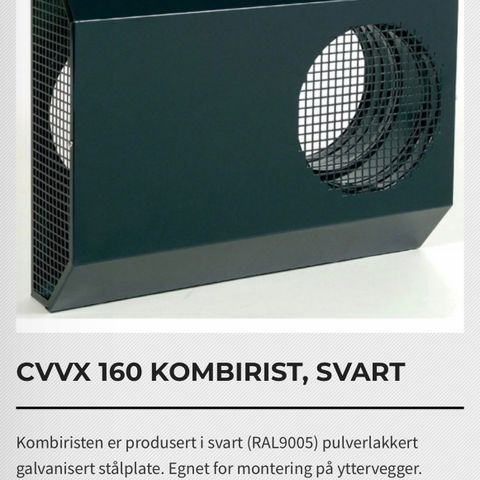 CVVX 160 Kombirist