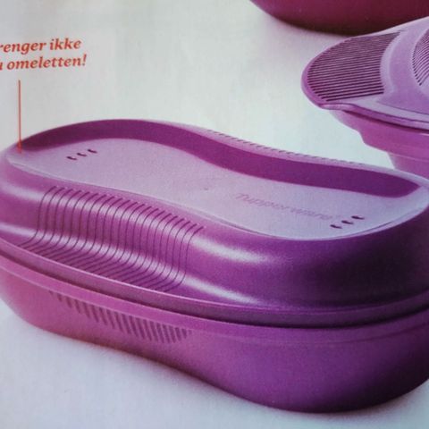 Ny og ubrukt Tupperware easy delight omelettform