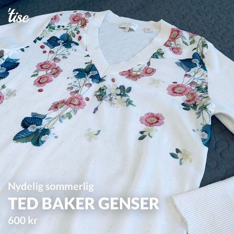 TED BAKER genser - flott og sommerlig!