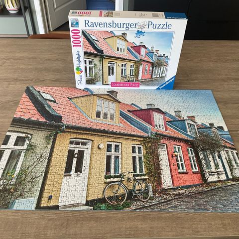 Ravensburger puslespill 1000 brikker Scandinavian Places Danmark