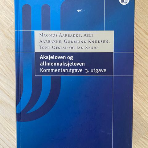 « Aksjeloven og allmennaksjeloven» (3. utgave), Magnus Aarbakke