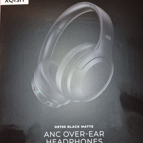 XQISIT oE755 ANC Over-Ear Headphones - Helt ny i uåpnet eske!