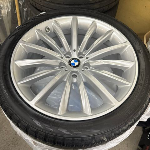 Originale BMW 19" vinterhjul fra 5 serie 2022 model