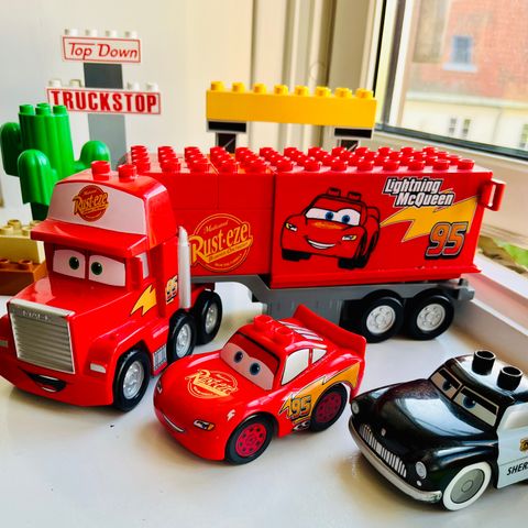 Utgått sett. 5816 Lego Duplo Cars. Mack’s Road trip