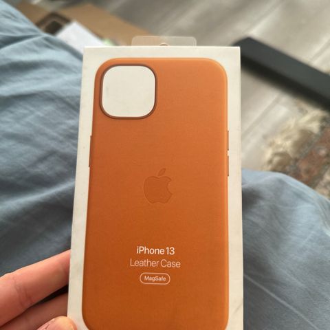 IPHONE 13 Leather case - orginal fra apple - ubrukt