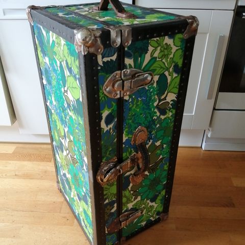 Green Antique Trunk and Chest