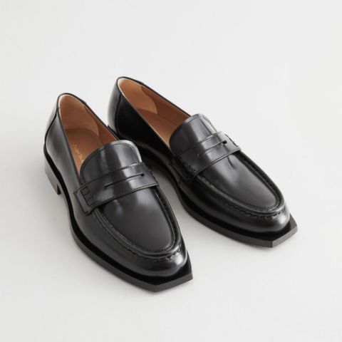 & Other Stories Classic Leather Penny Loafers