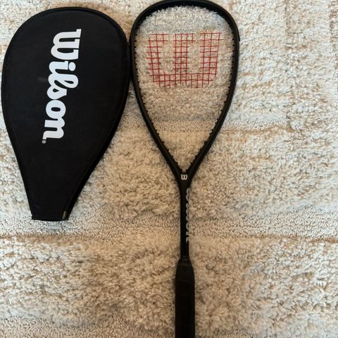 Lite brukt Wilson Pro Staff Team squash racket