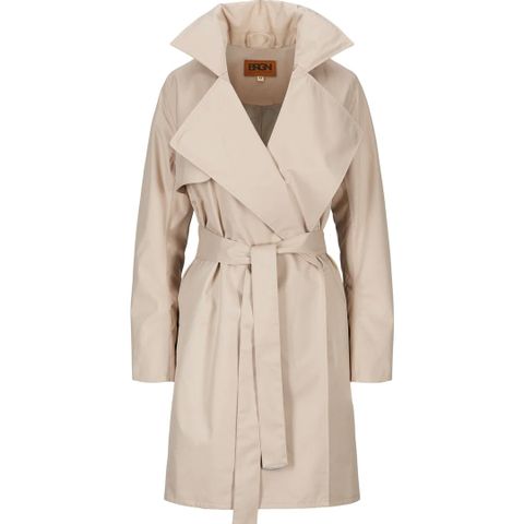 Ny BRGN Yr trenchcoat str xs