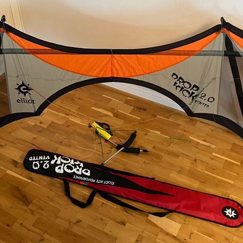 ELLIOT DROPKICK 2.0 VENTED 4 lines kite orange / kite only