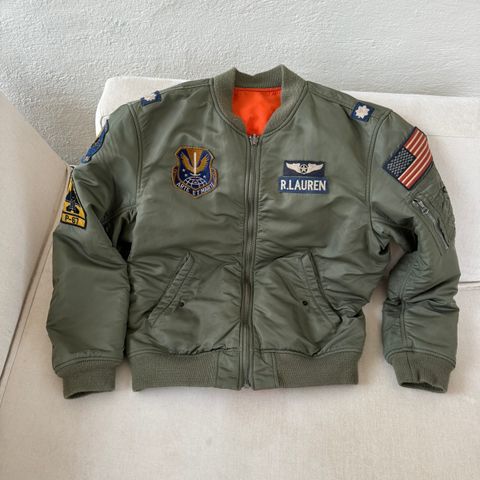 Sjelden Ralph Lauren Bomber Jacket / Pilotjakke