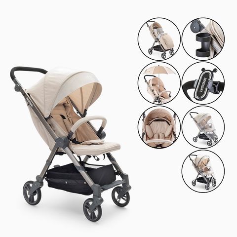 Utleie av barnevogn - Stroller All Covered, Beige fra Twistshake