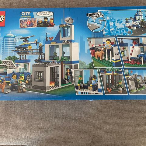 Helt ny uåpnet Lego City politistasjon 60316