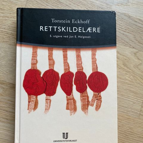 «Rettskildelære» (5. utgave), Torstein Eckhoff