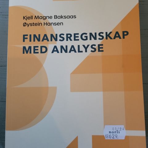 Finansregnskap med analyse. 3.utg