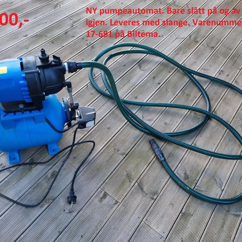 NY Pumpeautomat for vann selges