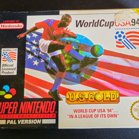 SNES WorldCup USA 94. KUN BOKS