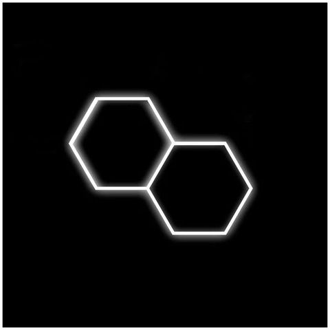 Hexagon-belysning 2 Grid System