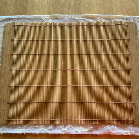 Spisebrikker i bambus - asiatisk inspirert - 8 stk