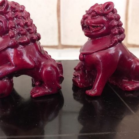 kinesisk tempelhund. Foo dog. Samleobjekt